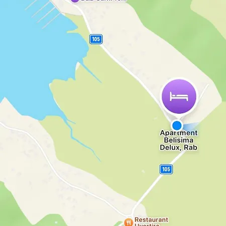 Belisima Sea View Rab Apartament *